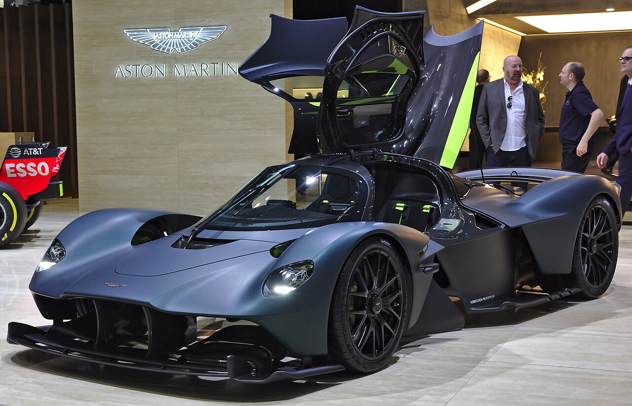 Aston Martin Valkyrie — a real example of the model