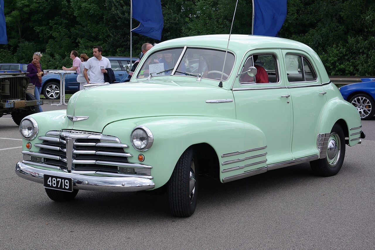 Chevrolet Fleetline — a real example of the model