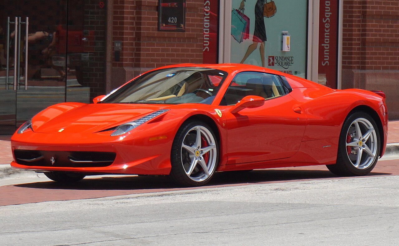 Ferrari 458 Spider — a real example of the model