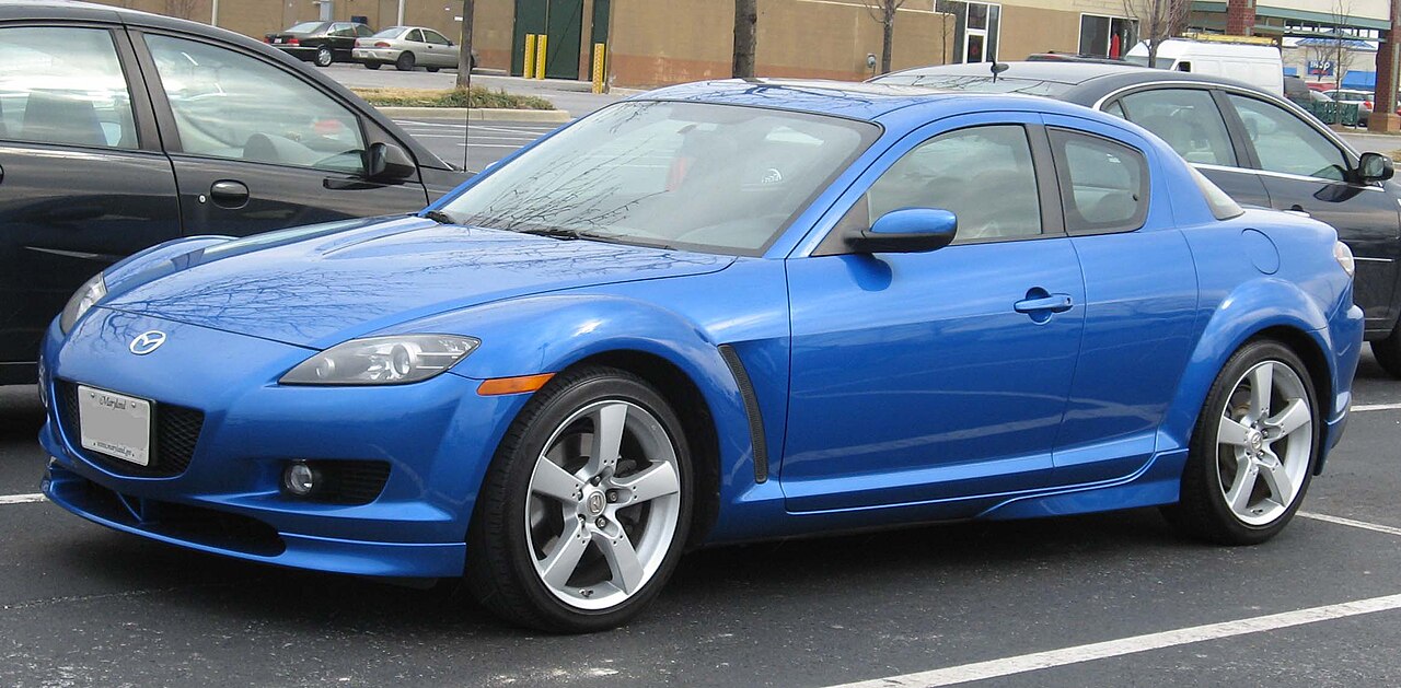 Mazda RX8 — a real example of the model