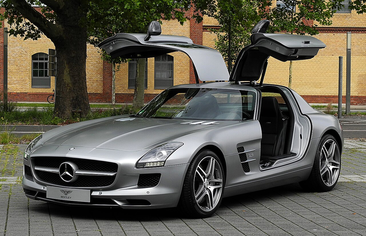 Mercedes-Benz SLS — a real example of the model