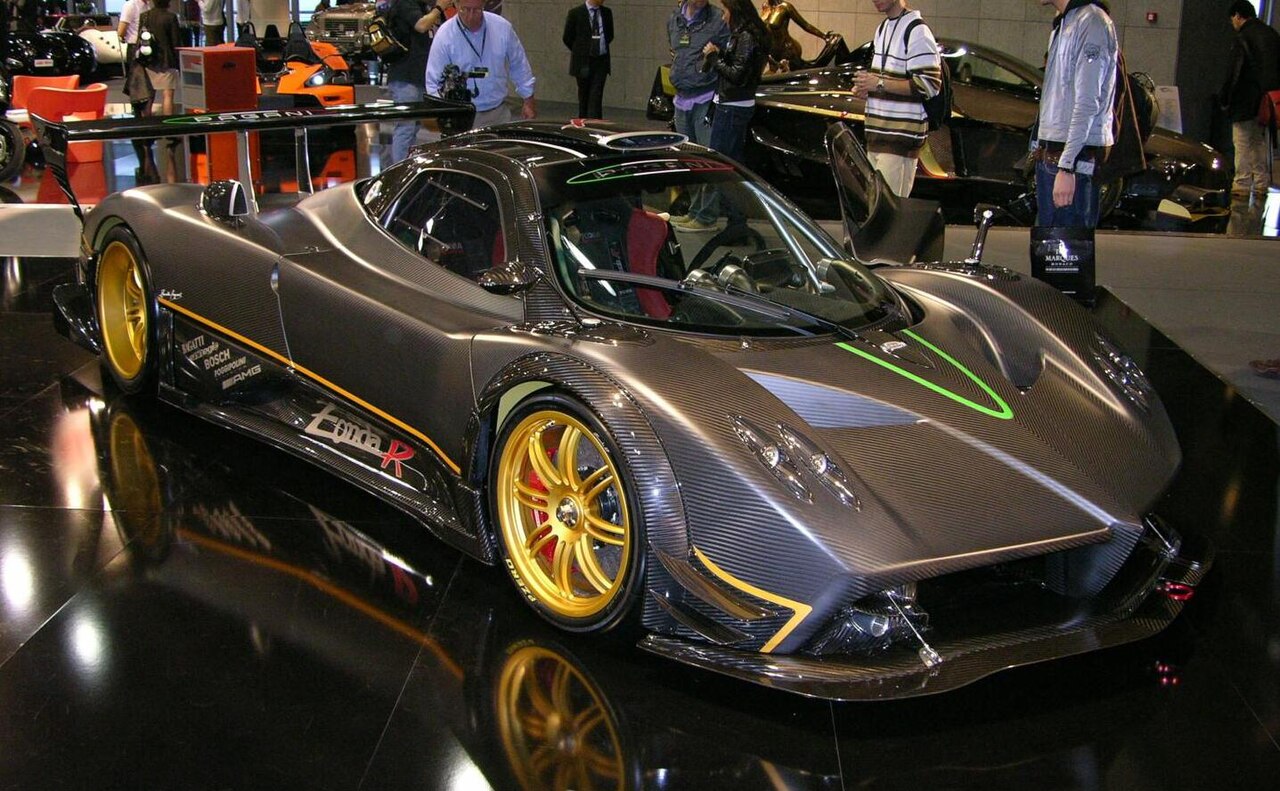 Pagani Zonda R — a real example of the model