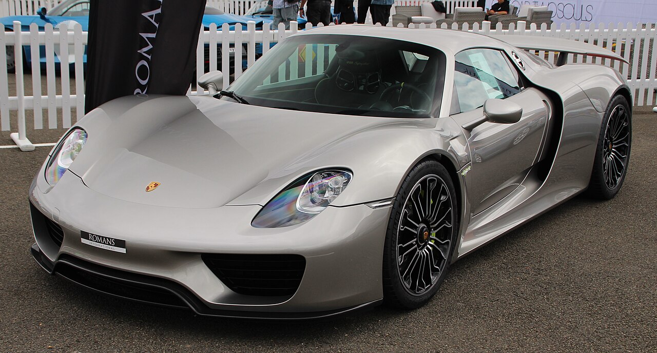 Porsche 918 Spider — a real example of the model