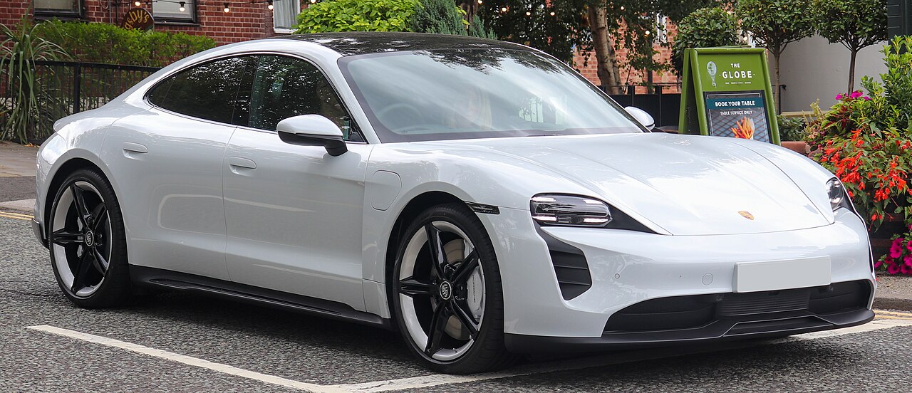 Porsche Taycan — a real example of the model
